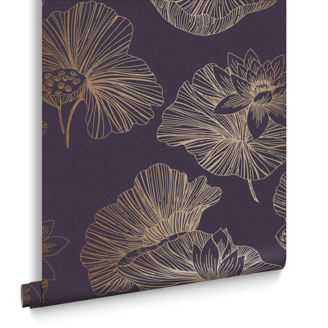 【限定数】輸入壁紙 Graham & Brown / LOTUS PLUM 105936