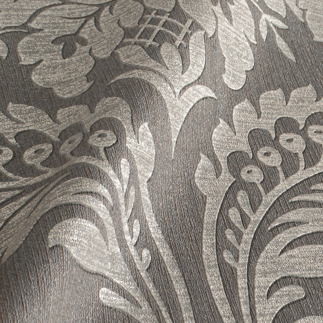 輸入壁紙 Graham & Brown / INDULGENCE / ARCHIVE DAMASK TAUPE 119970