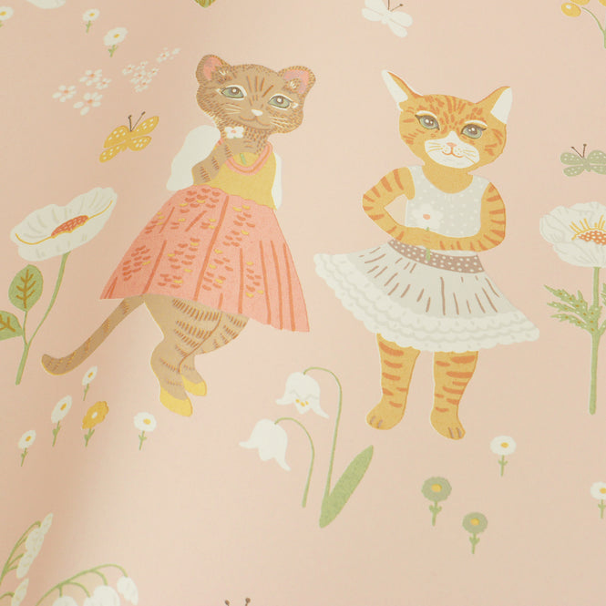 【限定数】輸入壁紙 Majvillan / VINTAGE JOURNEY / Catwalk Sweet pink 153-03