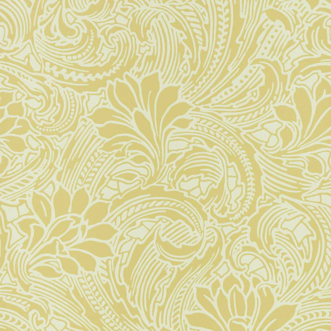 輸入壁紙 1838 Wallcoverings / V&A DECORATIVE PAPERS / EDEN Mellow Yellow 2311-173-02