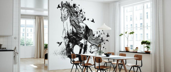 PHOTOWALL / Beautiful Horse Abstract (e92822)
