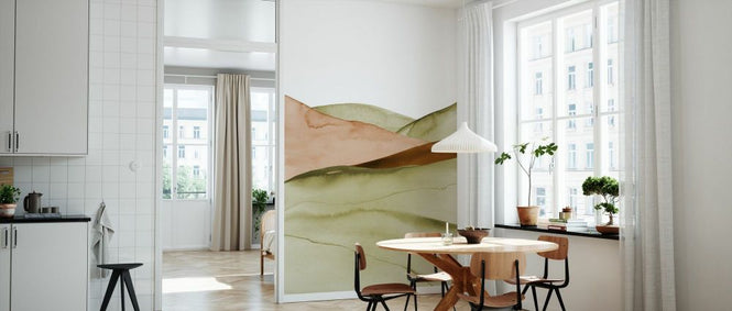PHOTOWALL / Boho Watercolour Landscape (e93057)