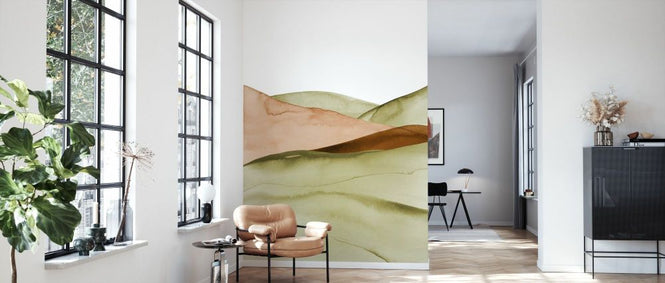 PHOTOWALL / Boho Watercolour Landscape (e93057)