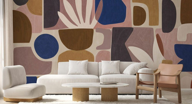 PHOTOWALL / Organic Abstract Shapes (e93483)