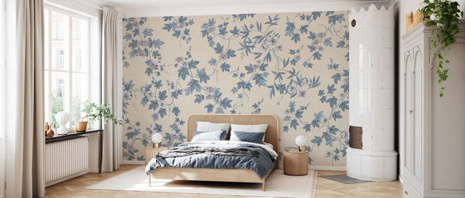 PHOTOWALL / Lovely Floral Design - Yellow (e93705)
