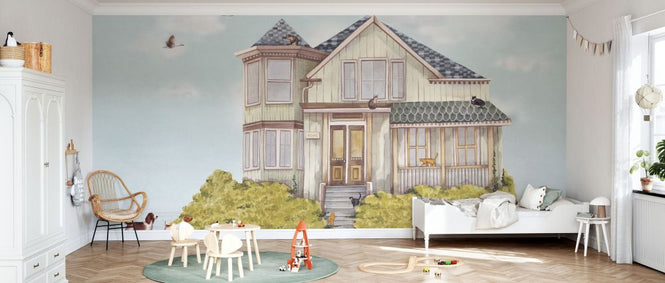 PHOTOWALL / Simple House with Pets (e94197)