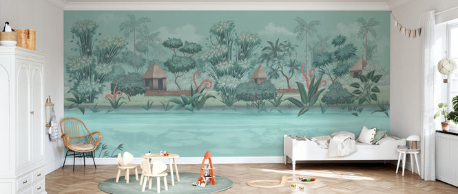PHOTOWALL / Quiet Lake - Green (e94314)