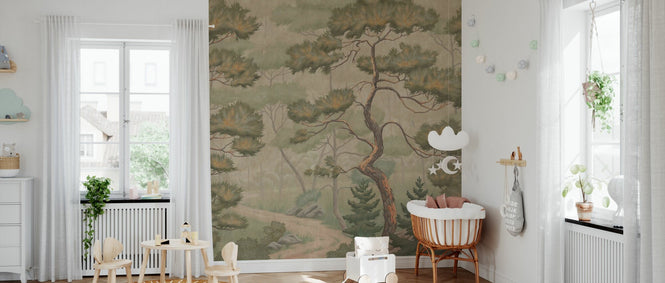 PHOTOWALL / Trees - Green (e94316)