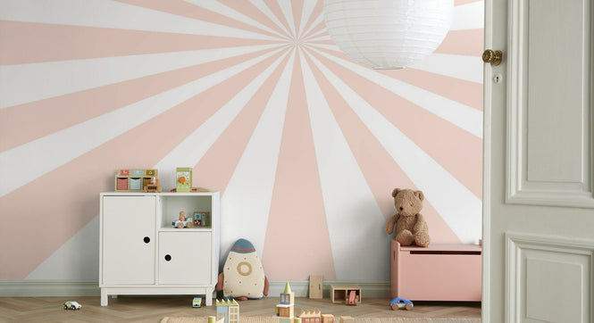 PHOTOWALL / Circus - Rectangle - Light Pink (e94352)