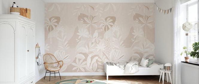 PHOTOWALL / Jungle Foliage - Neutral Vintage (e94554)