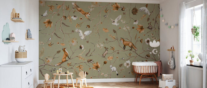 PHOTOWALL / Playful Forest - Green (e94567)