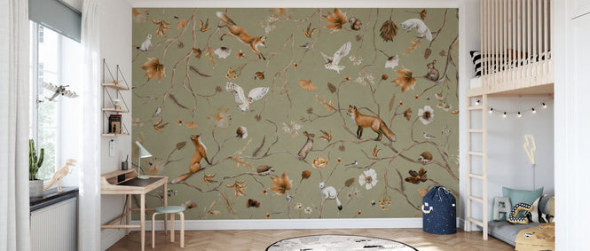PHOTOWALL / Playful Forest - Green (e94567)
