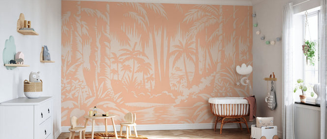 PHOTOWALL / Jungle View - Peachy (e94619)