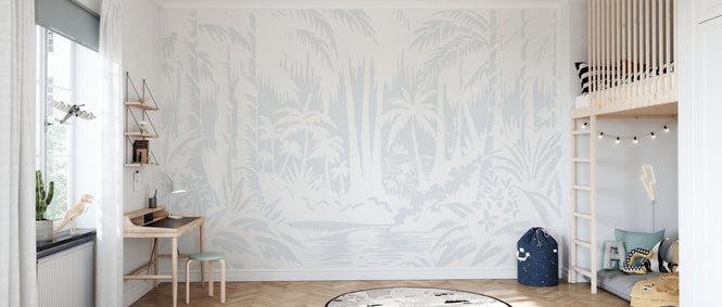 PHOTOWALL / Jungle View - Blue (e94623)