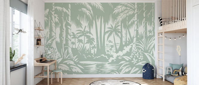 PHOTOWALL / Jungle View - Green (e94627)