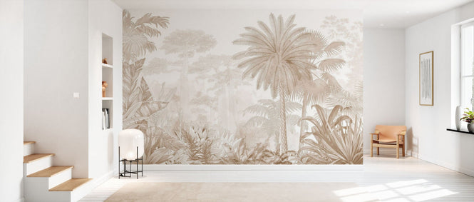 PHOTOWALL / Tropical Eden - Beige (e94659)