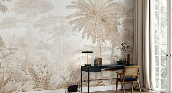PHOTOWALL / Tropical Eden - Beige (e94659)