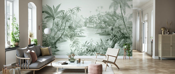 PHOTOWALL / Tangled Jungle II - Green (e94723)