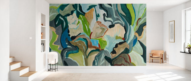 PHOTOWALL / Abstract Botanical Art - Multicolored (e94834)