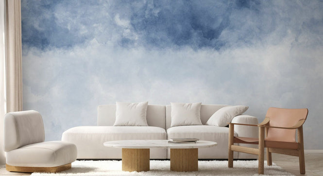 PHOTOWALL / Dual Tone Watercolour - Celestial Wave Fusion (e95073)
