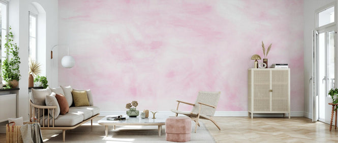 PHOTOWALL / Abstract Watercolour Strokes - Raspberry Swirl (e95074)