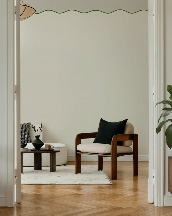 PHOTOWALL / Simple Wave Wall - Taupe (e96418)