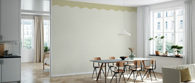 PHOTOWALL / Simple Wave Wall - Tan (e96421)