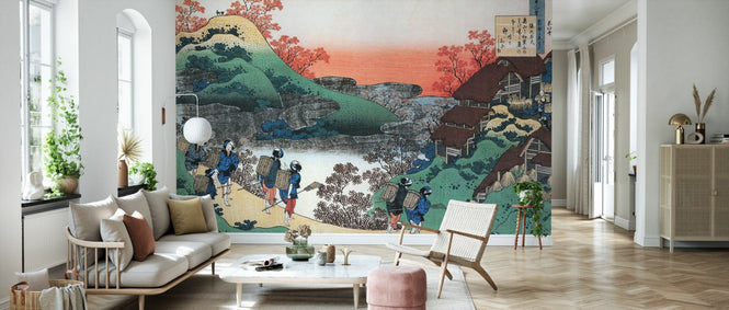 PHOTOWALL / Poem by Sarumaru Dayu - Katsushika Hokusai (e96587)