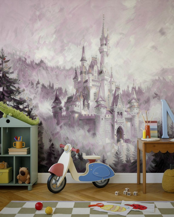 PHOTOWALL / Fairy Castle - Pink (e96889)