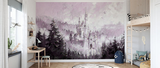 PHOTOWALL / Fairy Castle - Pink (e96889)