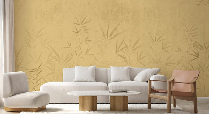 PHOTOWALL / Bamboo Wall - Yellow (e97701)