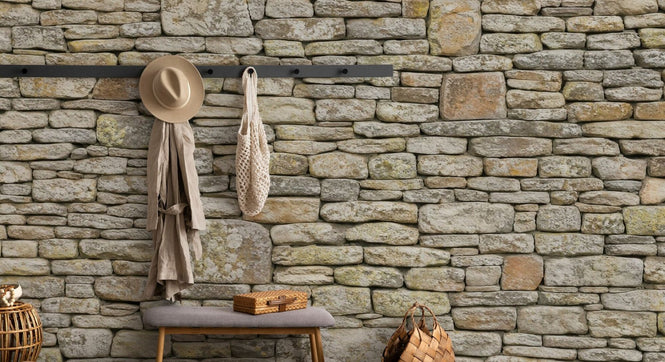 PHOTOWALL / Mediterranean Old Stone Wall (e97750)