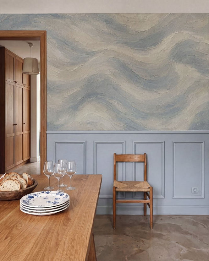 PHOTOWALL / Abstract Wave Plaster (e98174)