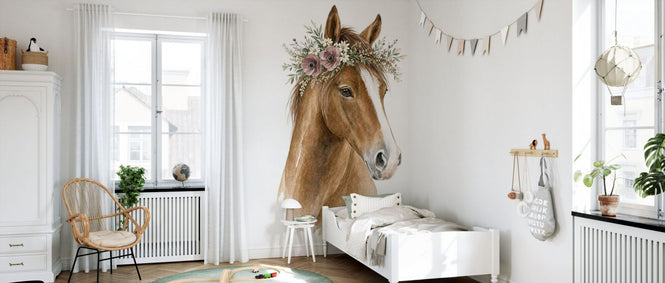 PHOTOWALL / Elegant Watercolour Horse (e98190)