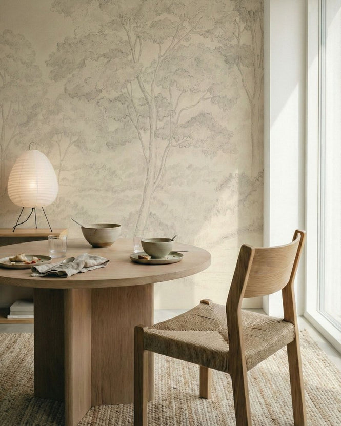PHOTOWALL / Silver Grove - Ivory Trace (e98203)