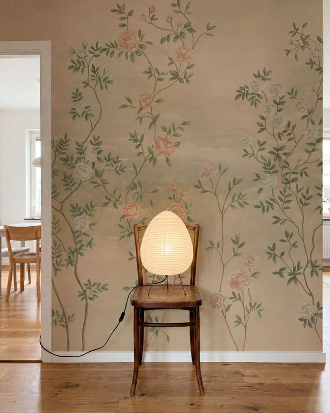 PHOTOWALL / Rosevine - Faded Tea Rose (e98206)