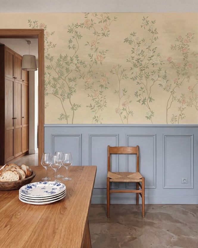PHOTOWALL / Rosevine - Sunwashed Parchment (e98208)