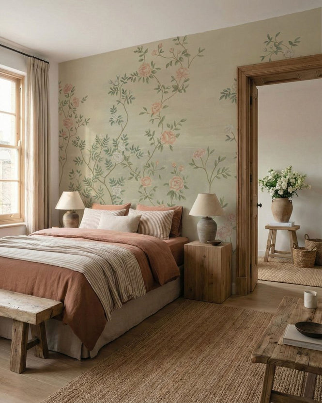 PHOTOWALL / Rosevine - Botanical Linen (e98212)