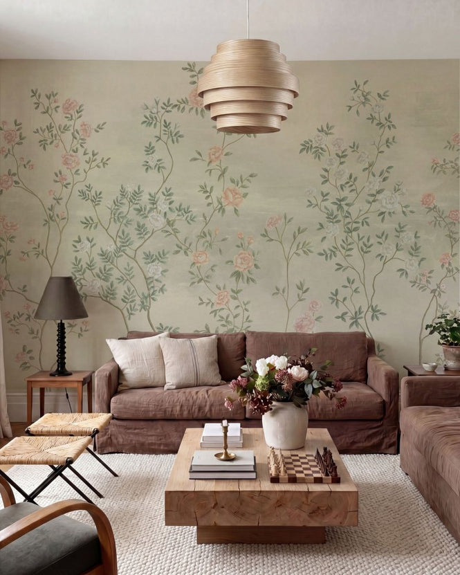 PHOTOWALL / Rosevine - Botanical Linen (e98212)