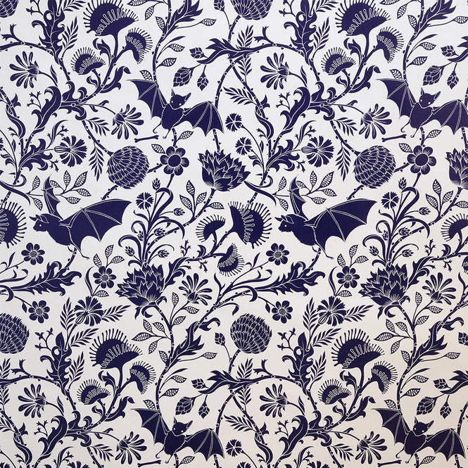輸入壁紙 Flavor Paper / ELYSIAN FIELDS / Cobalt On Ivory Clay Coated paper