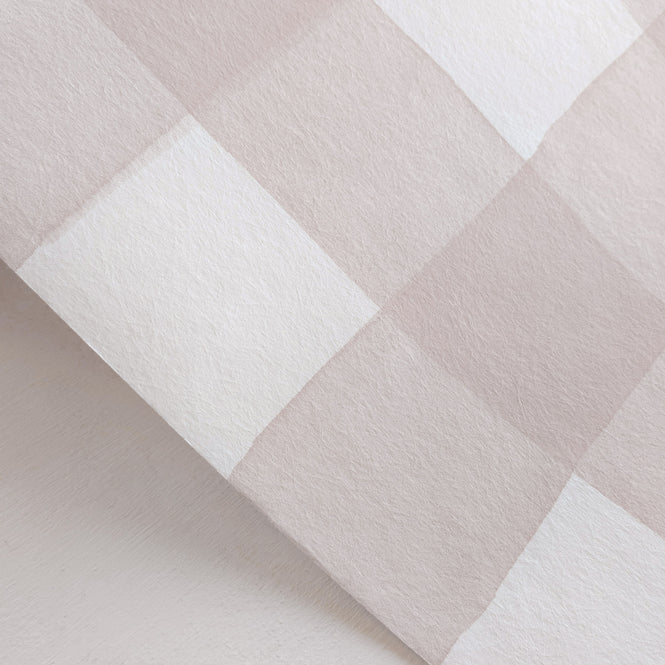 輸入壁紙 Sian Zeng / Gingham Wallpaper / Brown GINGHAMBROWN