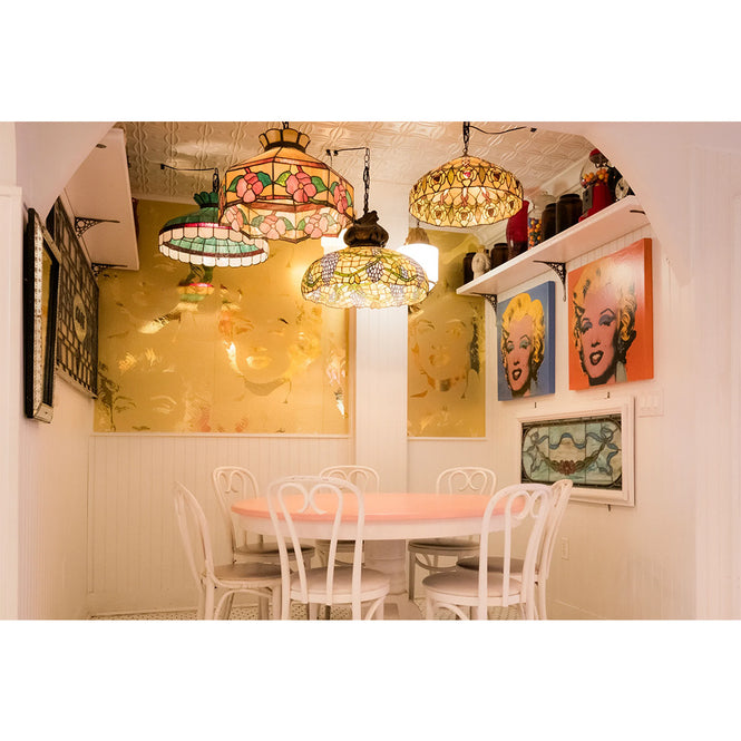 輸入壁紙 Andy Warhol / MARILYN MONOPRINT / Gold Diamond Dust on Bright Gold Mylar