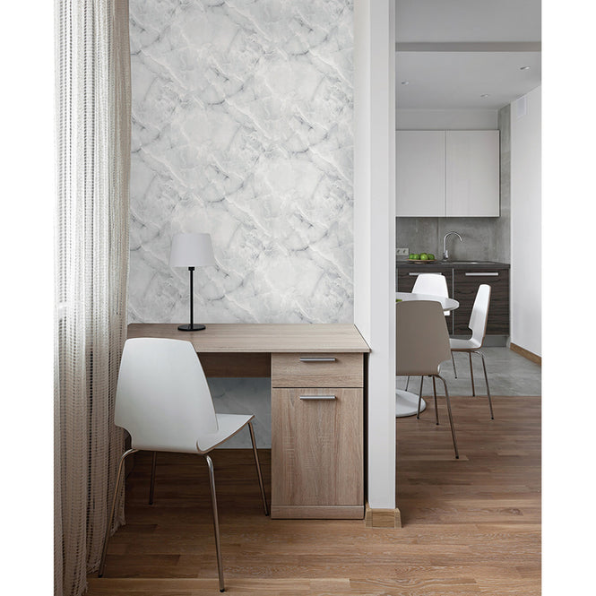 【予約受付】はがせる シール 壁紙 NU WALLPAPER / Danby Marble Peel and Stick Wallpaper / MS6131