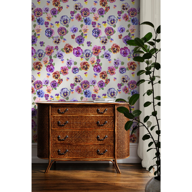 Victoria Sanders Design / PLETHORA OF PANSIES Stone