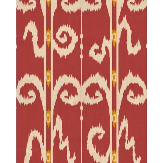 輸入壁紙 MINDTHEGAP / TRANSYLVANIAN RHAPSODY / ELYSIA IKAT Crimson WP20909