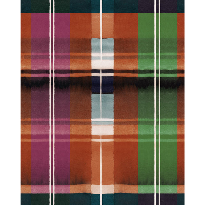 輸入壁紙 MINDTHEGAP / TRANSYLVANIAN RHAPSODY / KERSCHDORF Plaid carrot WP30280