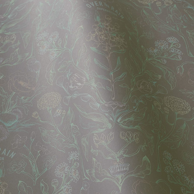 【WALLTZ】ヒガシテッペイ / over botanical charcoal gray NWZ-OBCG (49cm×2.5mサイズ)