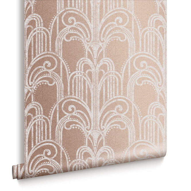 Graham & Brown / Art Deco Rose Gold 104298