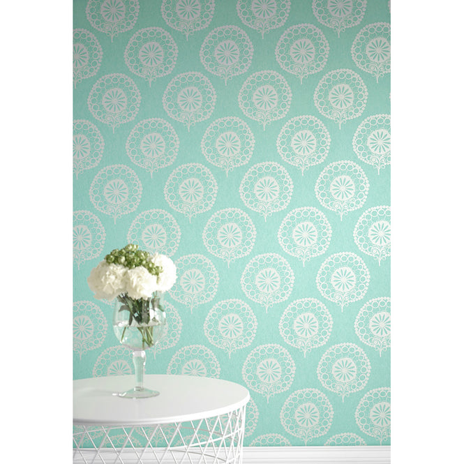 Texdecor CASAMANCE / 111207 T-blue Damask (UTOPIA4)