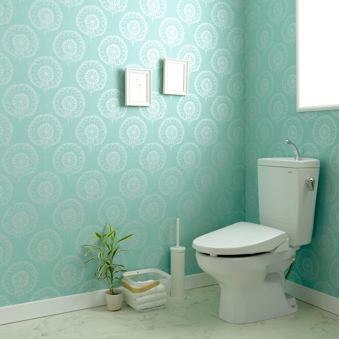 Texdecor CASAMANCE / 111207 T-blue Damask (UTOPIA4)